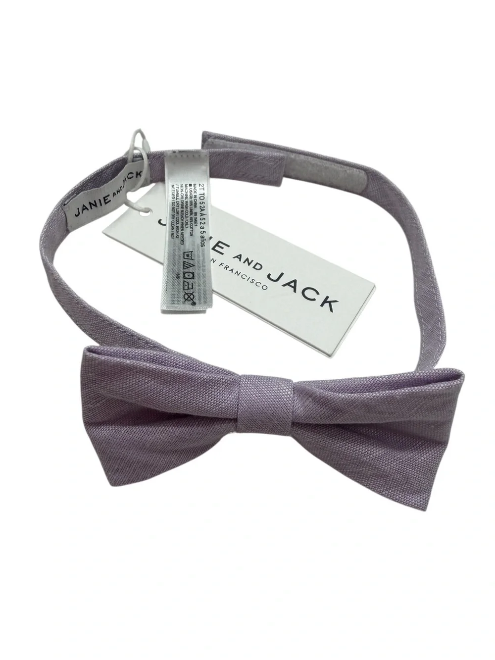 Janie and Jack Lavender Bow Tie for Kids